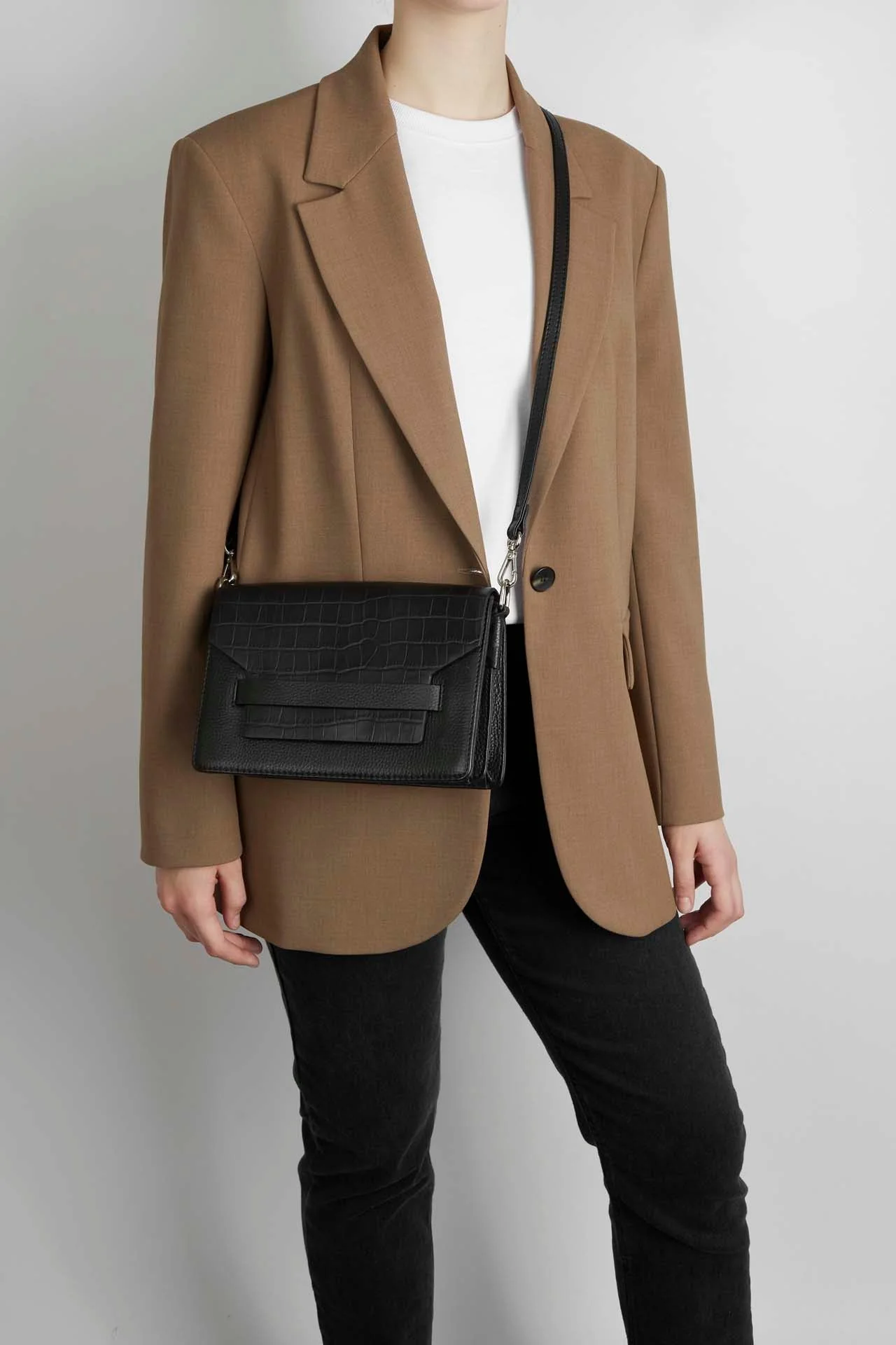 ArabellaMBG Crossbody Bag, Matt Croco - Image 5