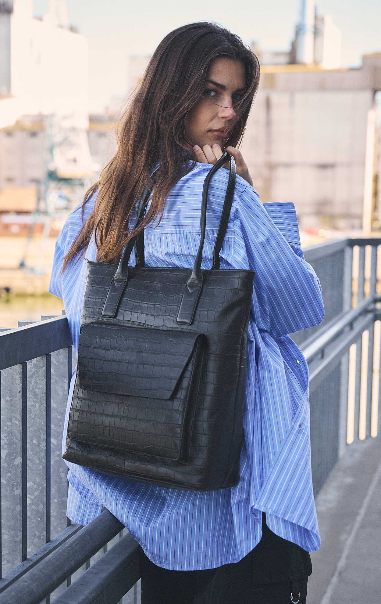 AubreyMBG Bag, Matt Croco - Image 2
