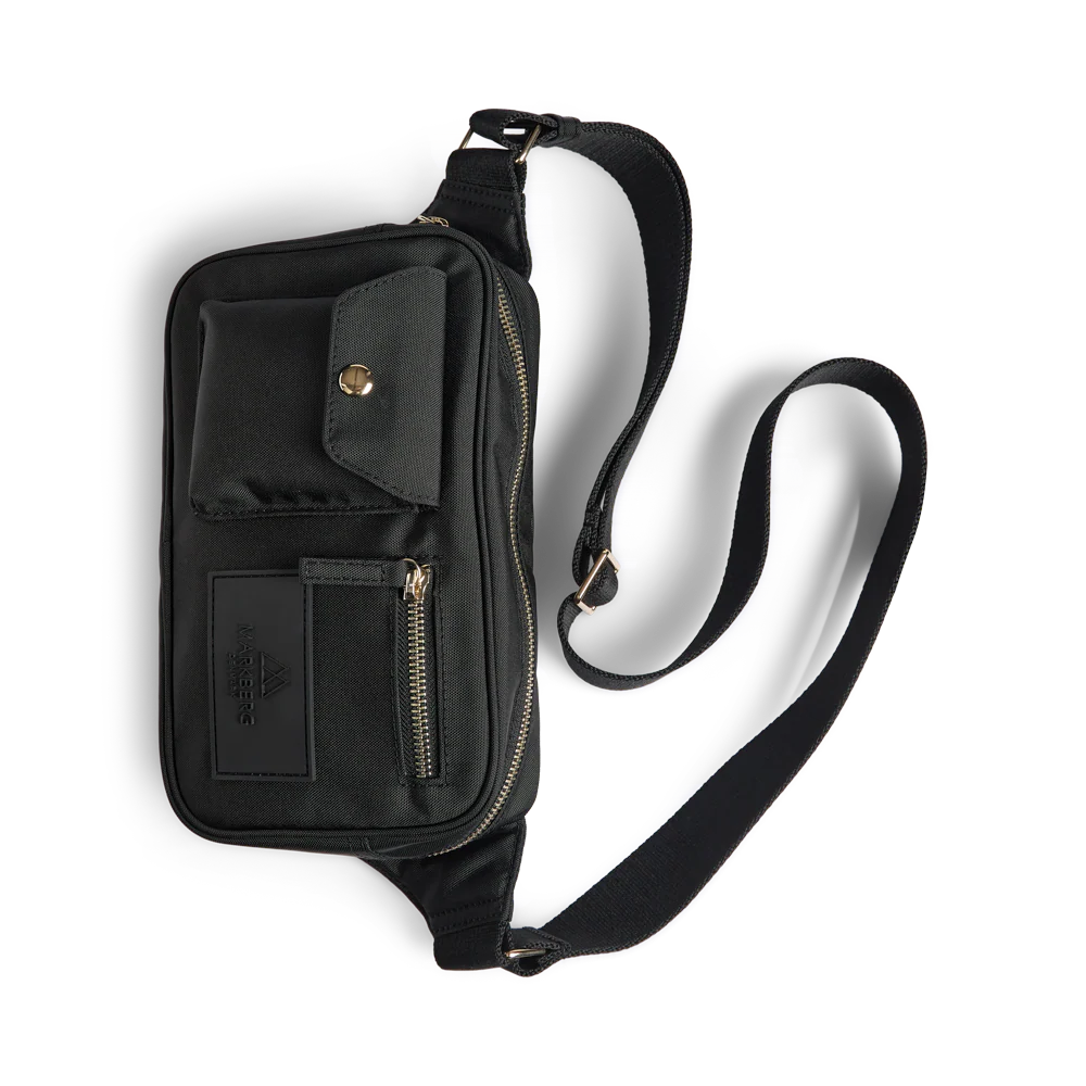DarlaMBG Bum Bag, Monochrome, Gold - Image 5