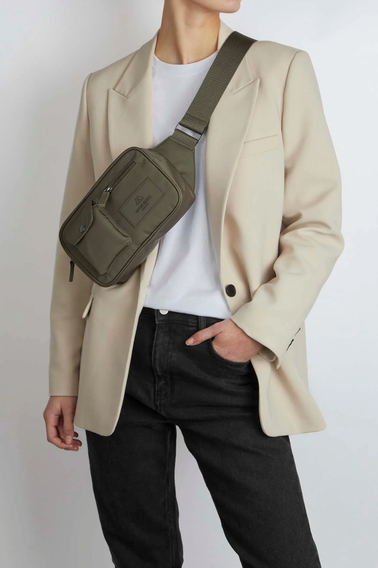 DarlaMBG Bum Bag, Monochrome - Image 3