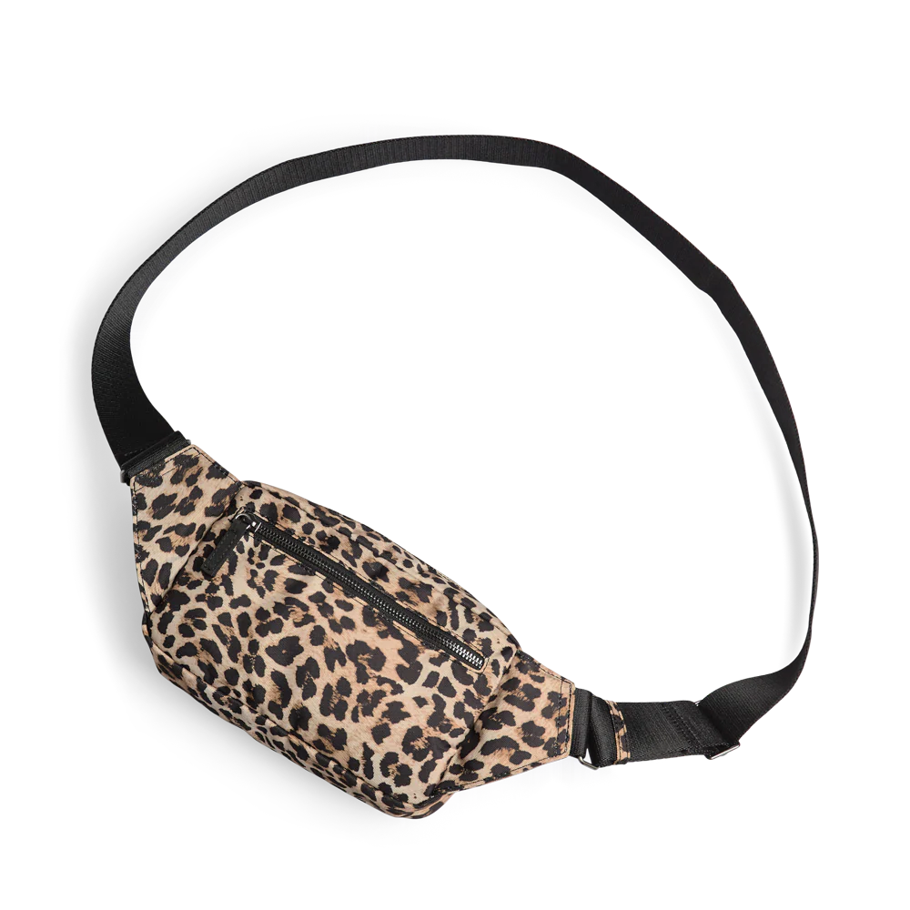DarlaMBG Leopard Bum Bag, Monochrome - Image 6