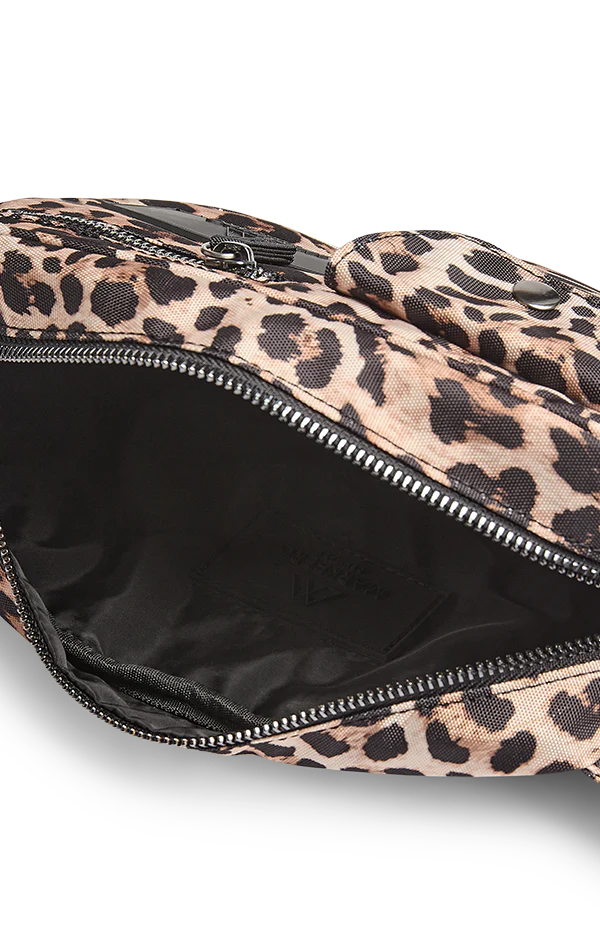 DarlaMBG Leopard Bum Bag, Monochrome - Image 8