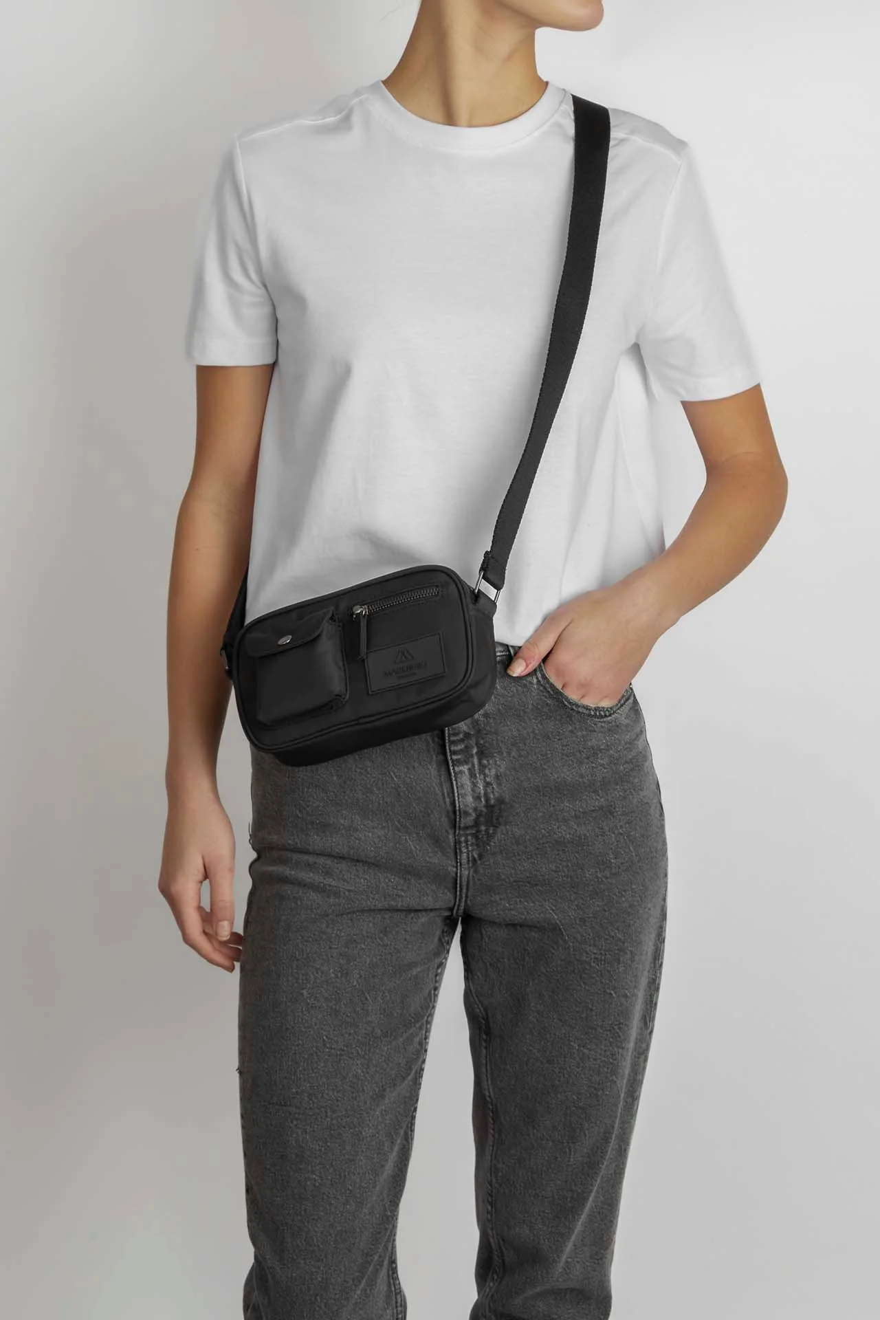 DarlaMBG Small Crossbody Bag, Monochrome - Image 2