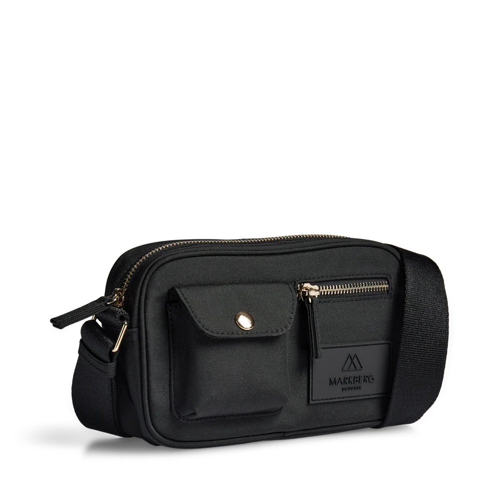 DarlaMBG Small Crossbody Bag, Monochrome, Gold - Image 5