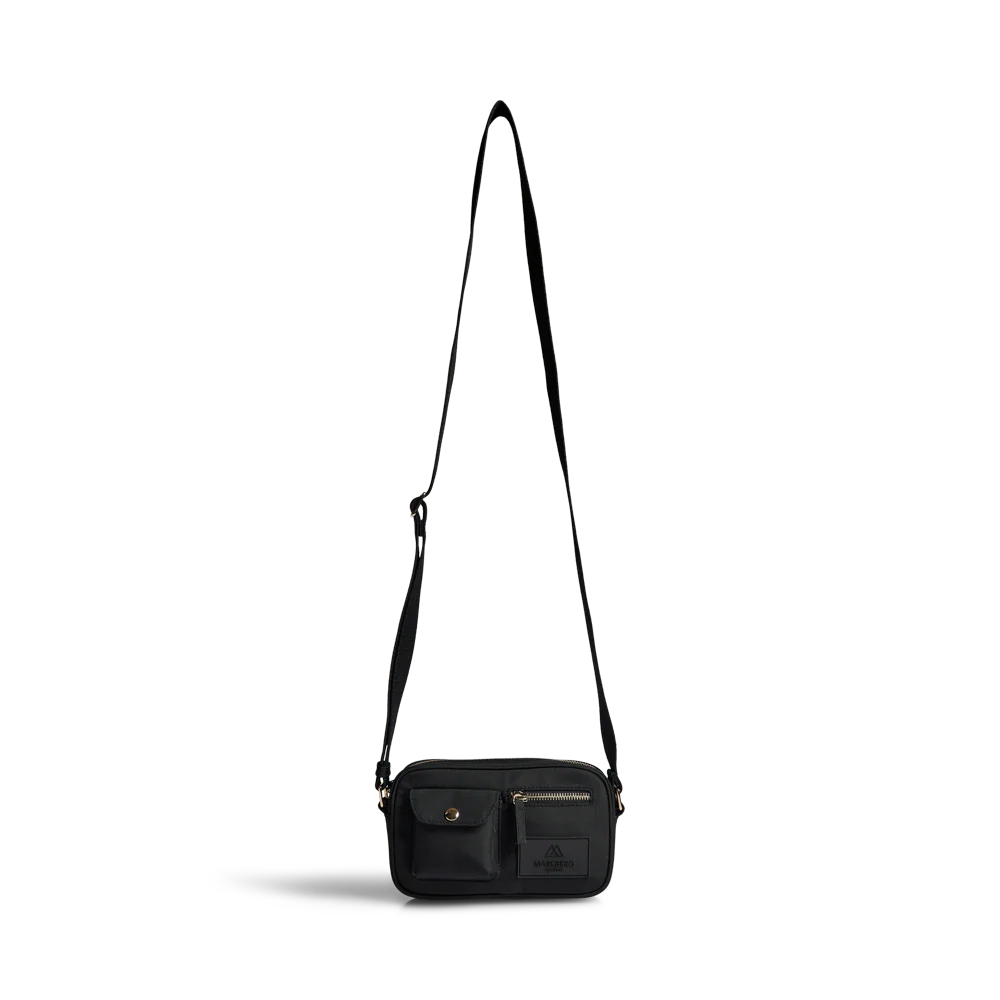DarlaMBG Small Crossbody Bag, Monochrome, Gold - Image 9