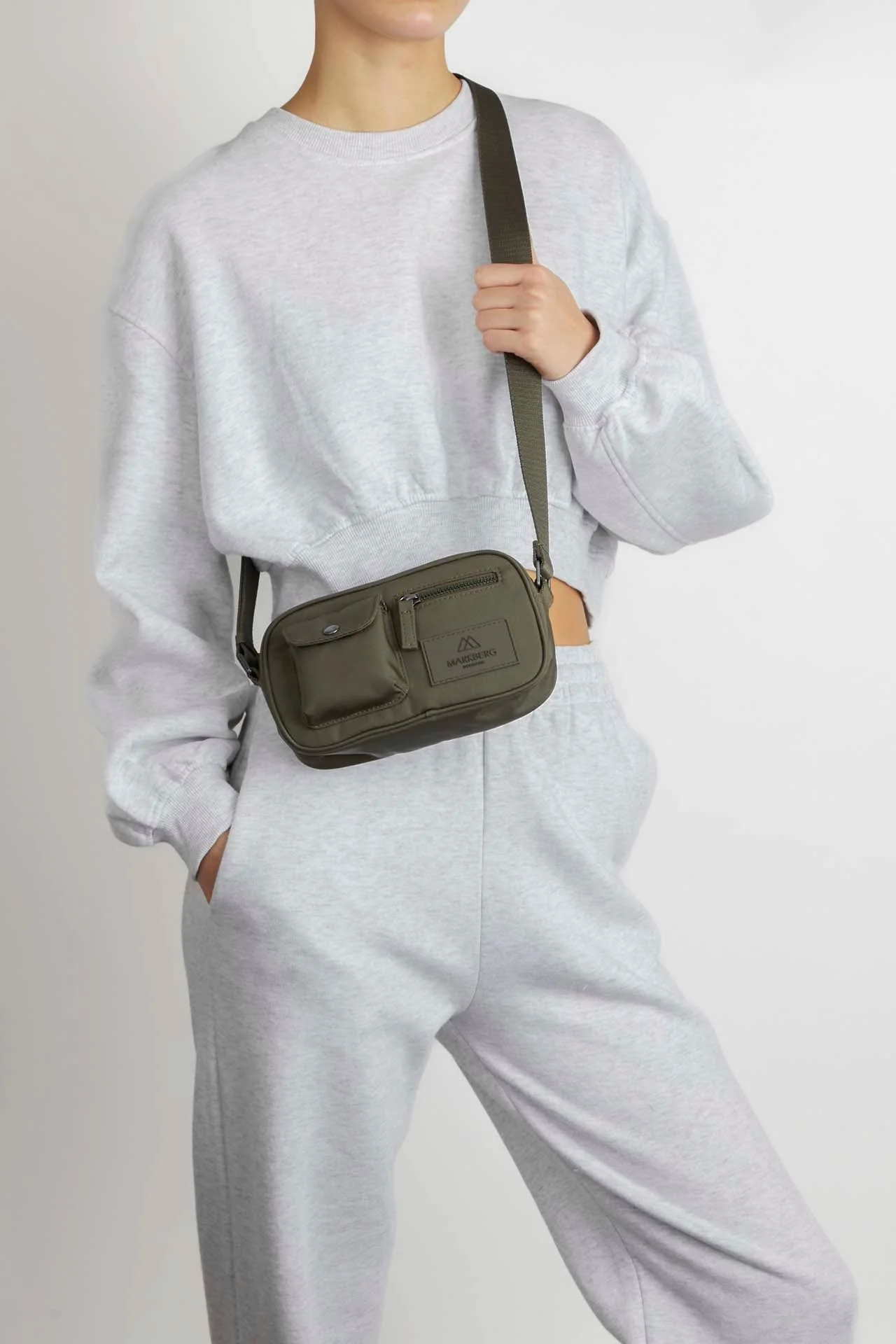 DarlaMBG Small Crossbody Bag, Monochrome - Image 2