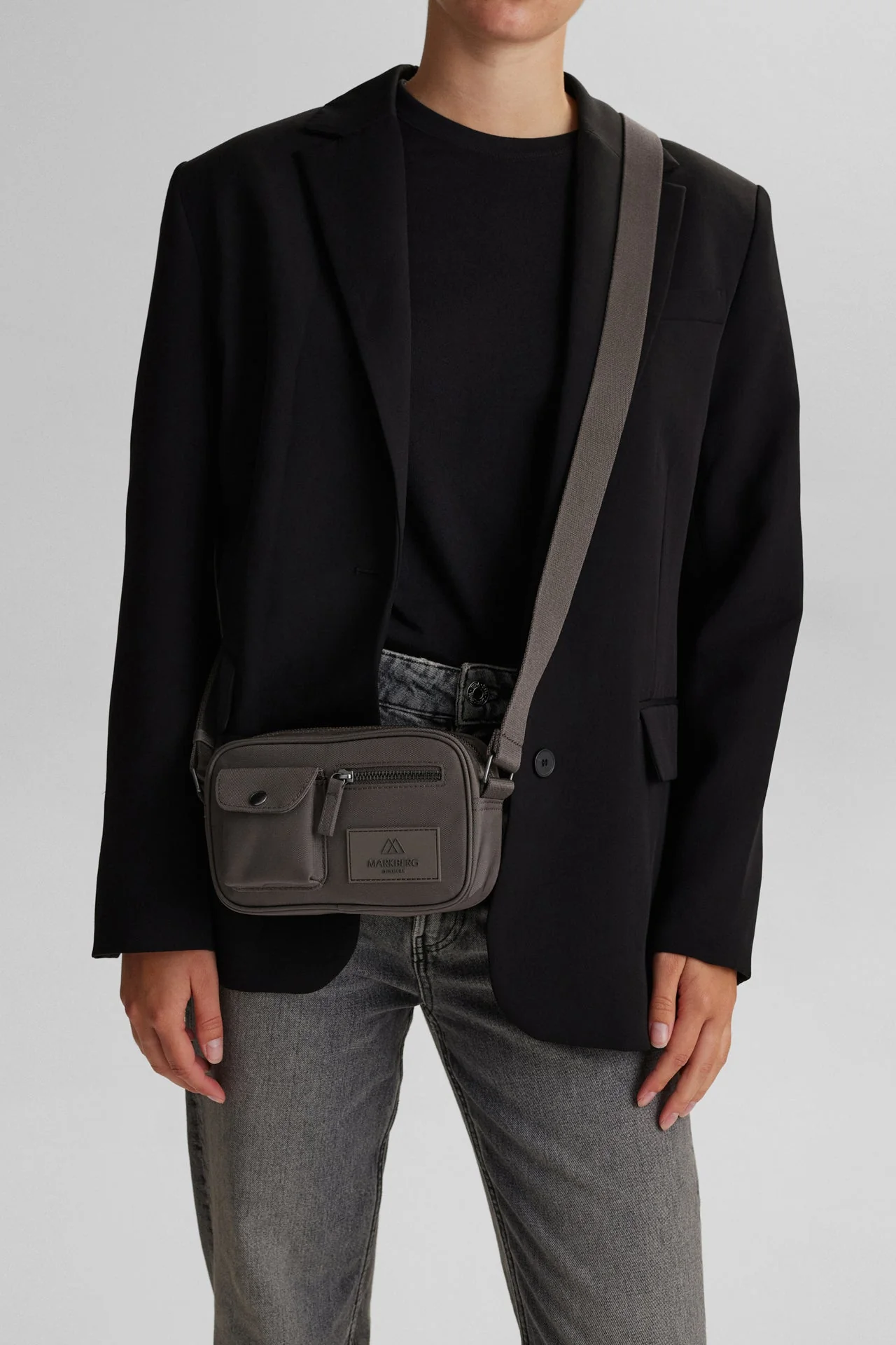 DarlaMBG Small Crossbody Bag, Monochrome - Image 2