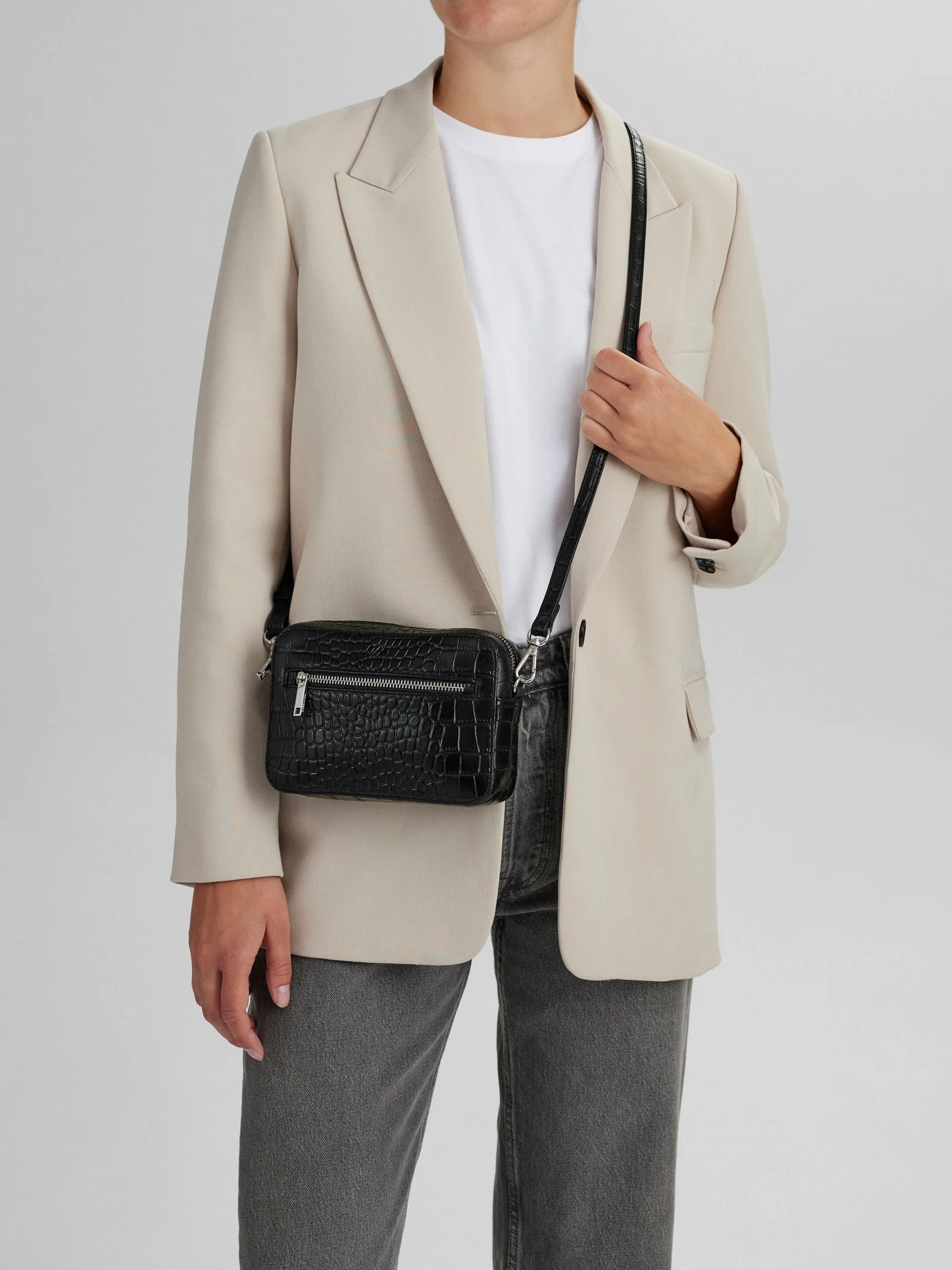 EleaMBG Crossbody Bag, Croco - Image 2