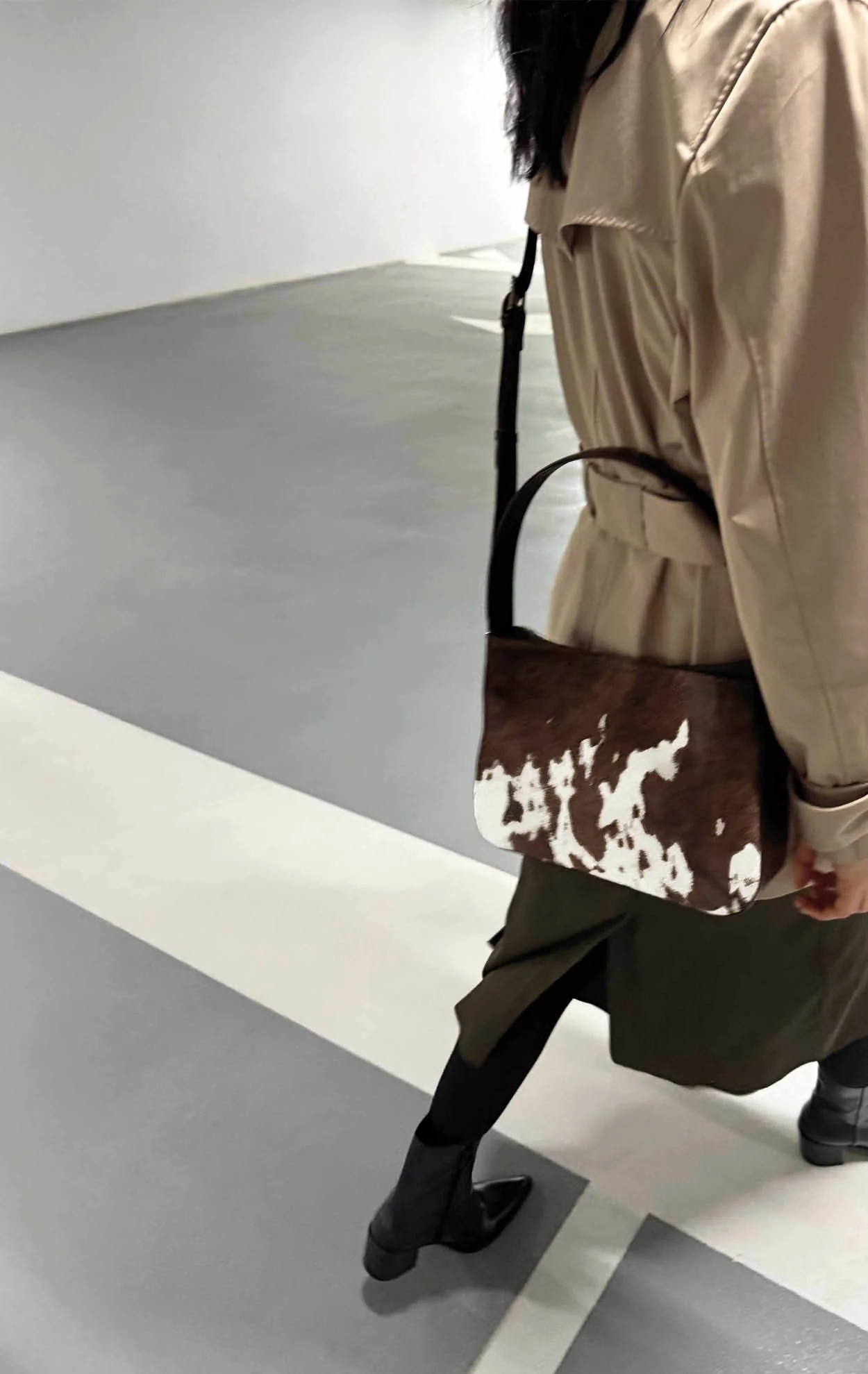 EsaMBG Crossbody Bag, Cow Print - Image 4
