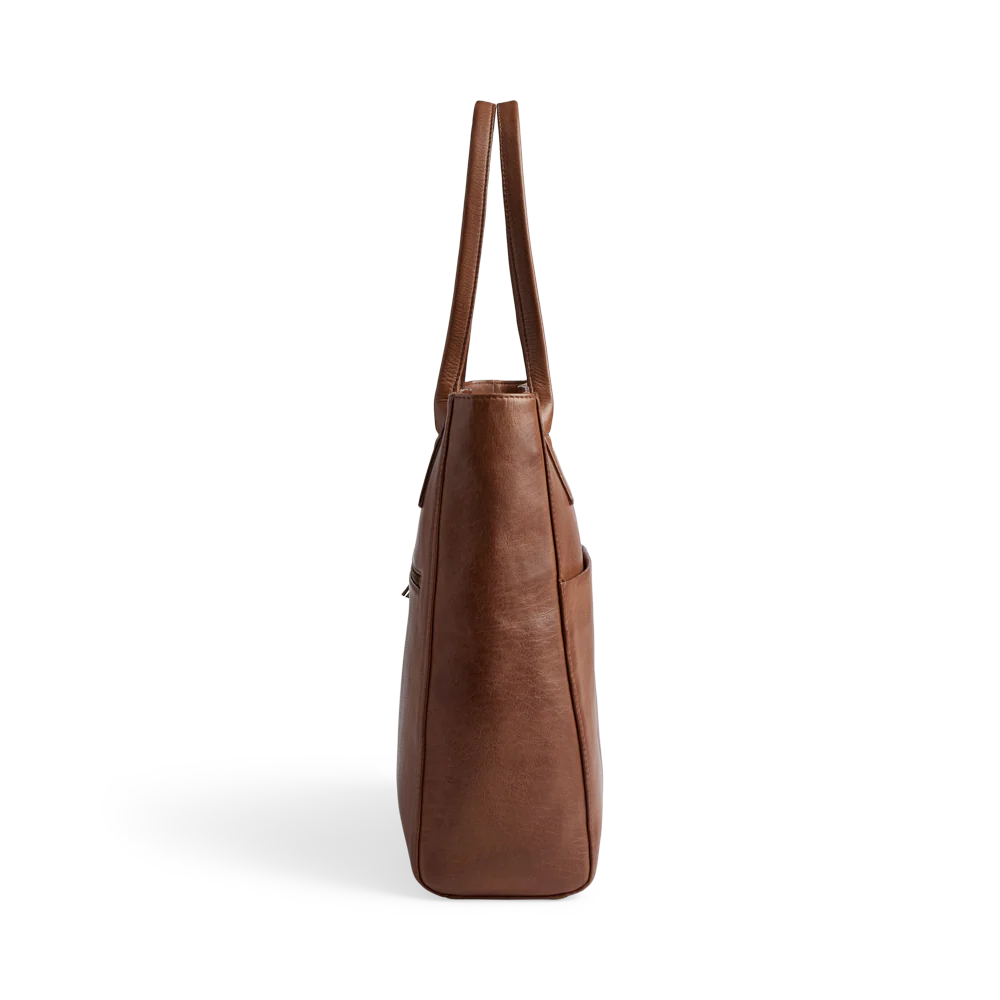 GabrielleMBG Work Bag, Soft Vintage, Gold - Image 6