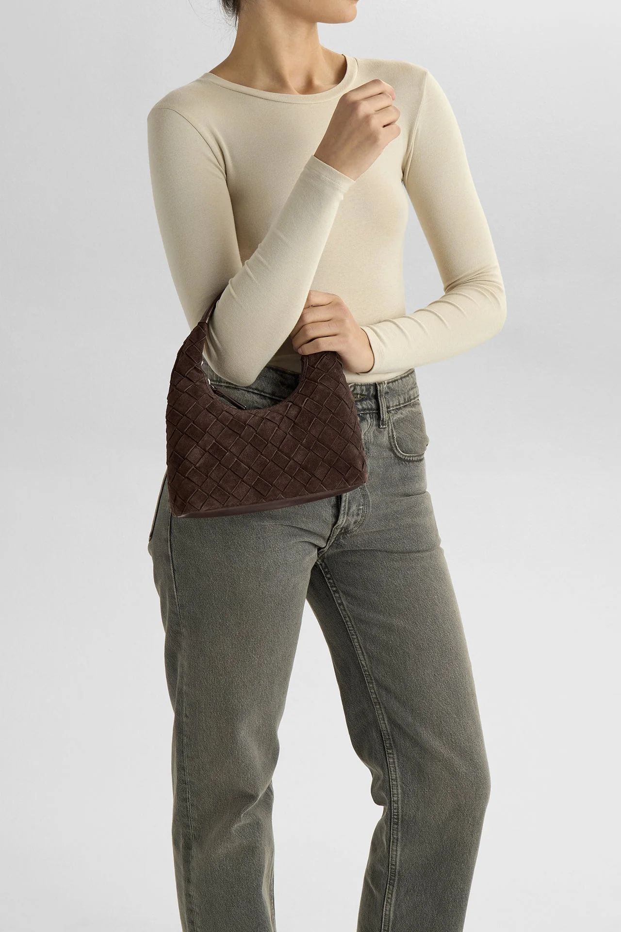 HaymaMBG Handbag, Suede Weave - Image 3