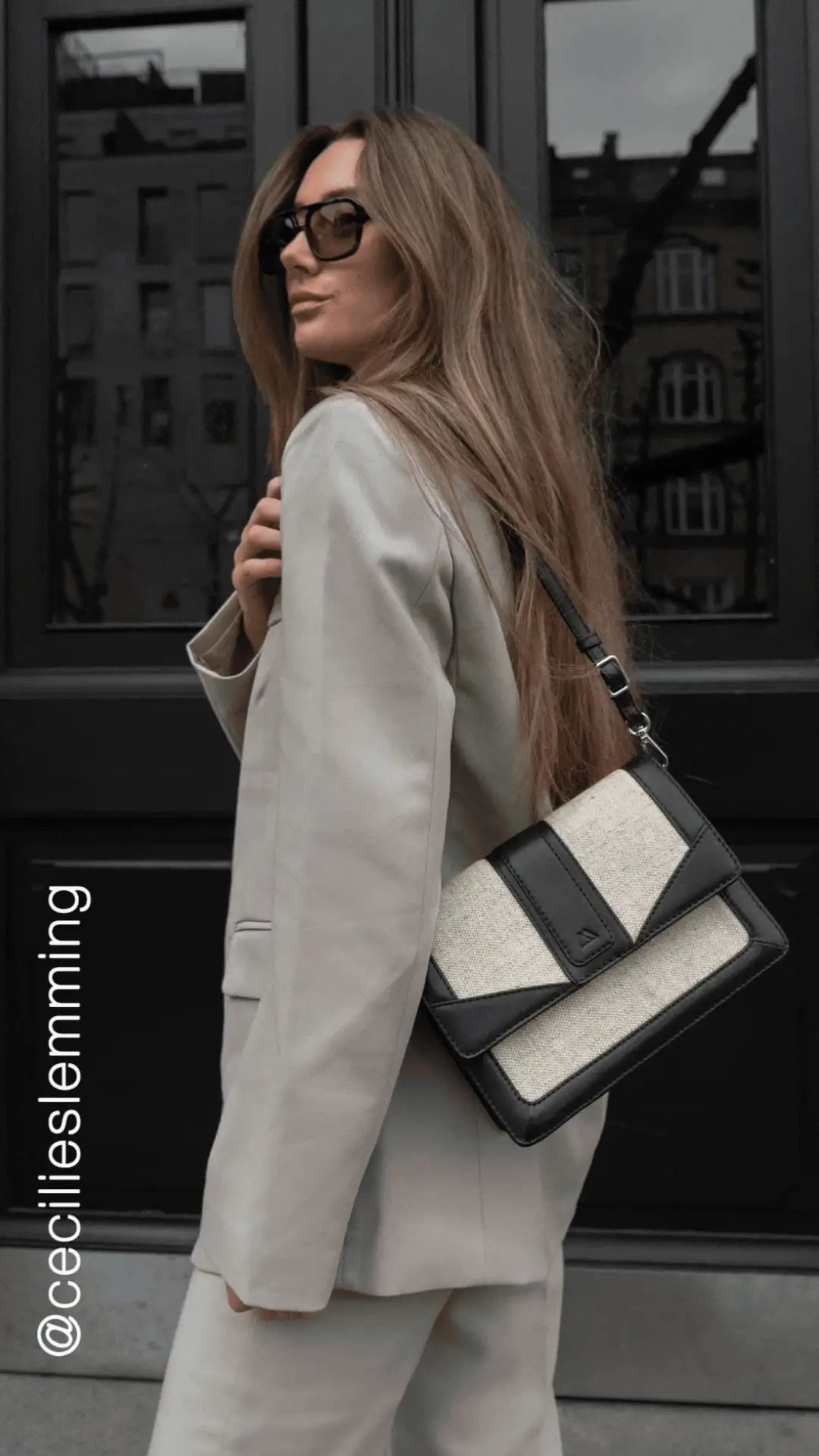 JaneMBG Crossbody Bag, Canvas Mix - Image 3