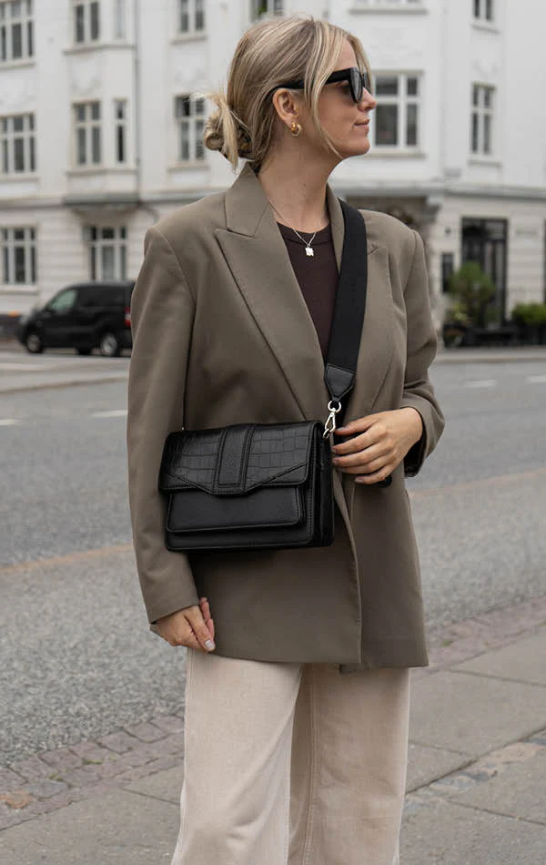 JaneMBG Crossbody Bag, Matt Croco - Image 3