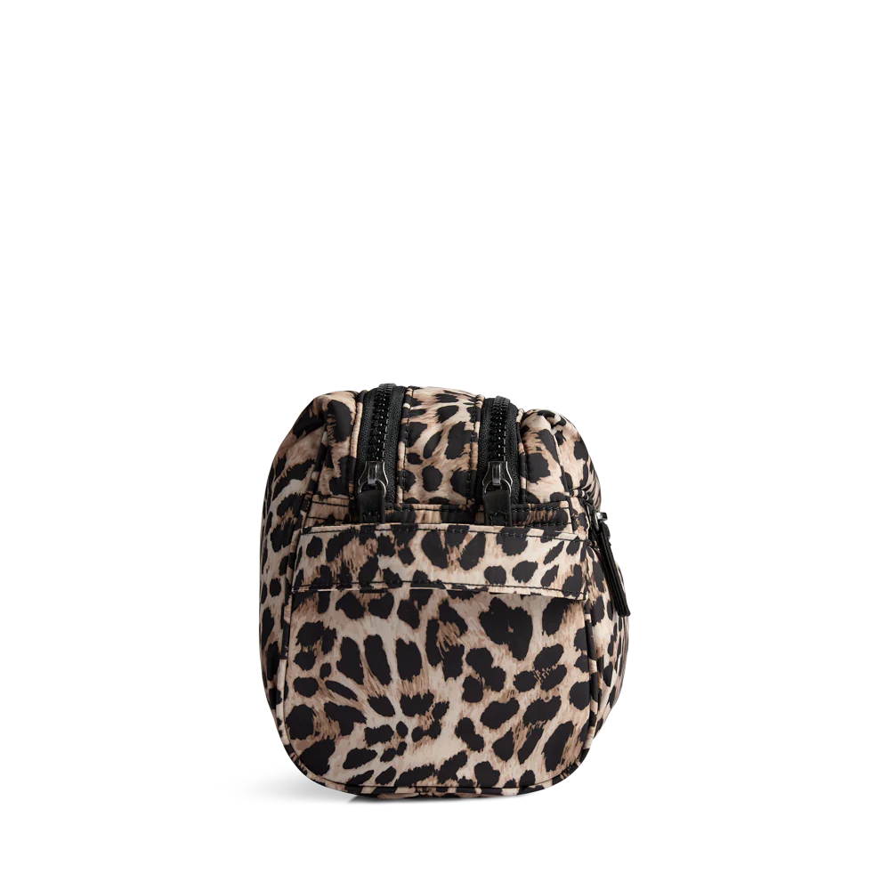 JosephineMBG Leopard Large Toiletry Bag, Recycled, Mega Puffer - Image 3