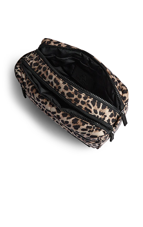 JosephineMBG Leopard Large Toiletry Bag, Recycled, Mega Puffer - Image 5