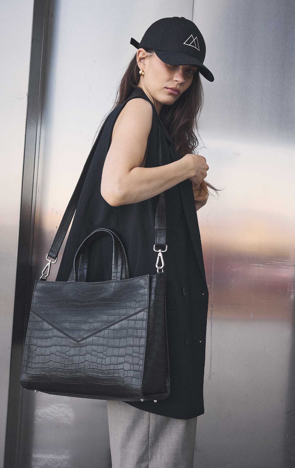 KaysaMBG Work Bag, Matt Croco - Image 2