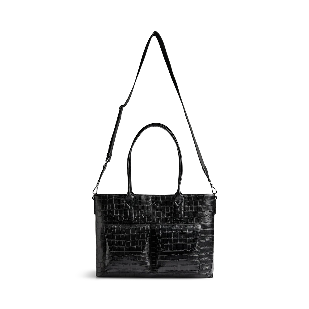 KelseyMBG Work Bag, Matte Croco - Image 10