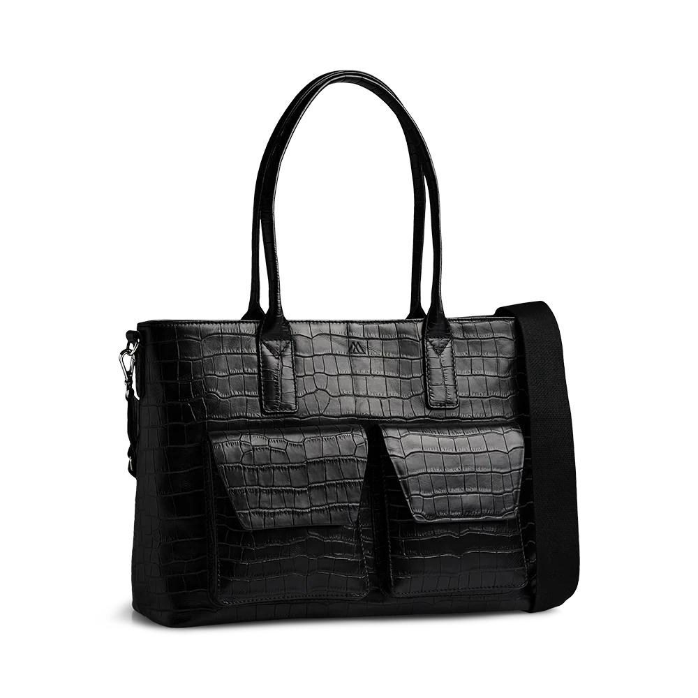 KelseyMBG Work Bag, Matte Croco - Image 5