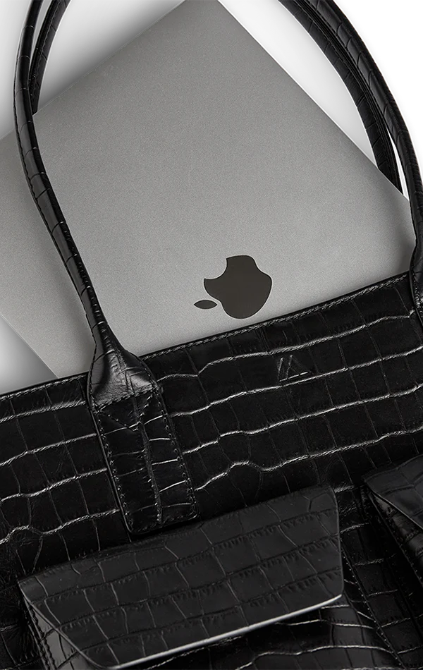 KelseyMBG Work Bag, Matte Croco - Image 7