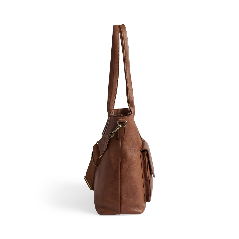 KelseyMBG Work Bag, Soft Vintage, Gold - Image 5