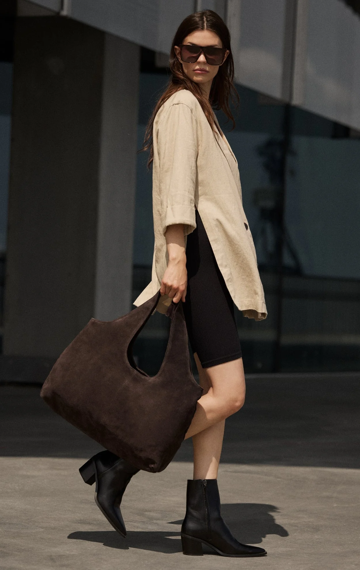 LaurineMBG Shopper, Suede - Image 2