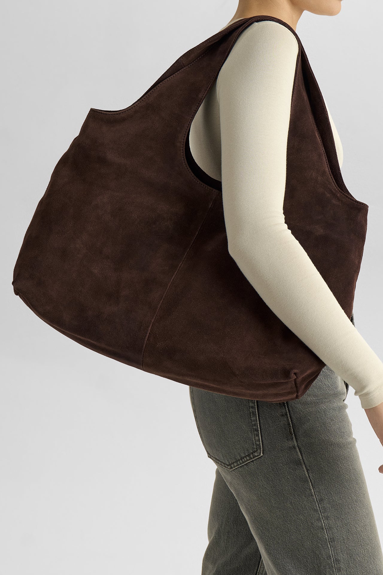 LaurineMBG Shopper, Suede - Image 3