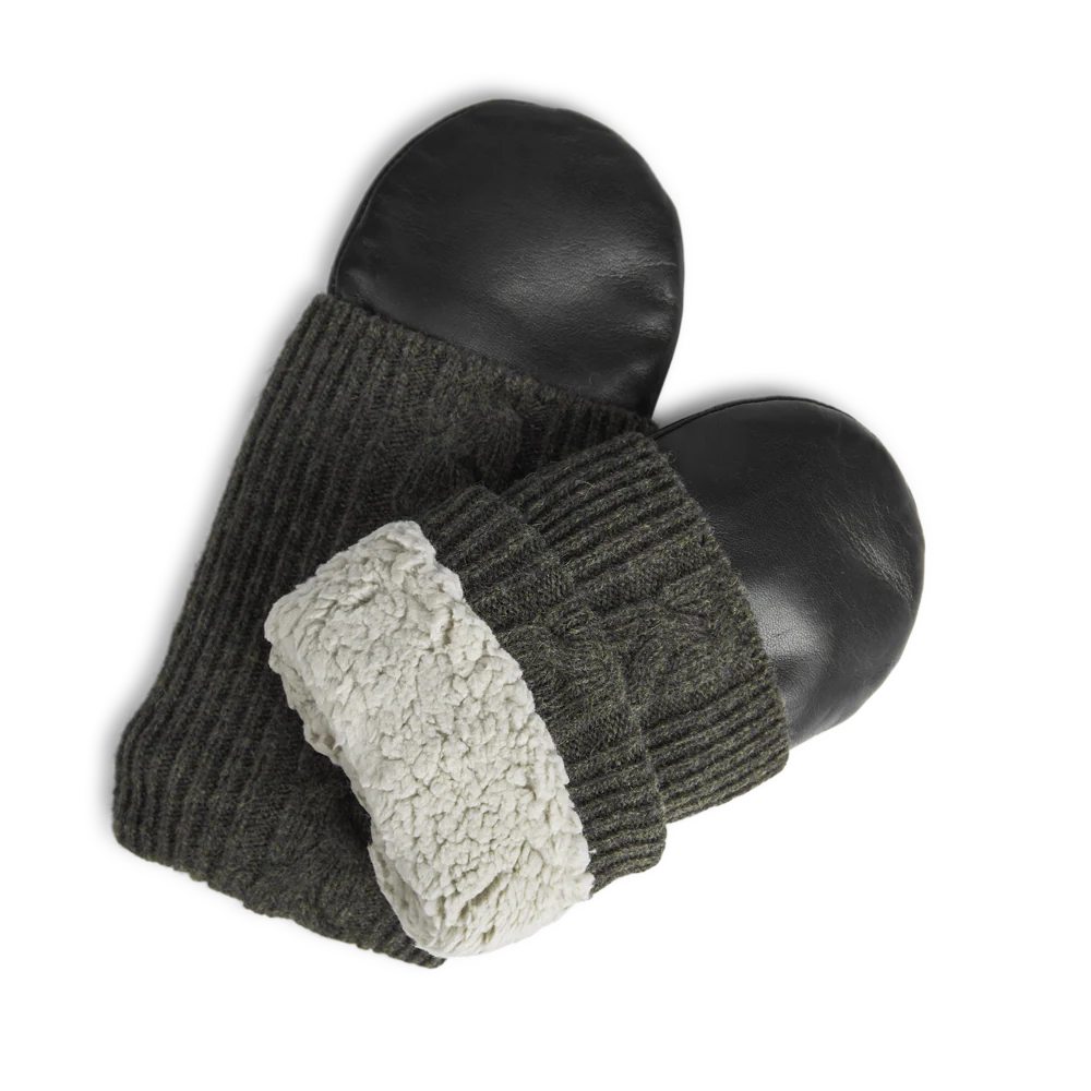 MaudeMBG Mittens, Cable Knit - Image 3