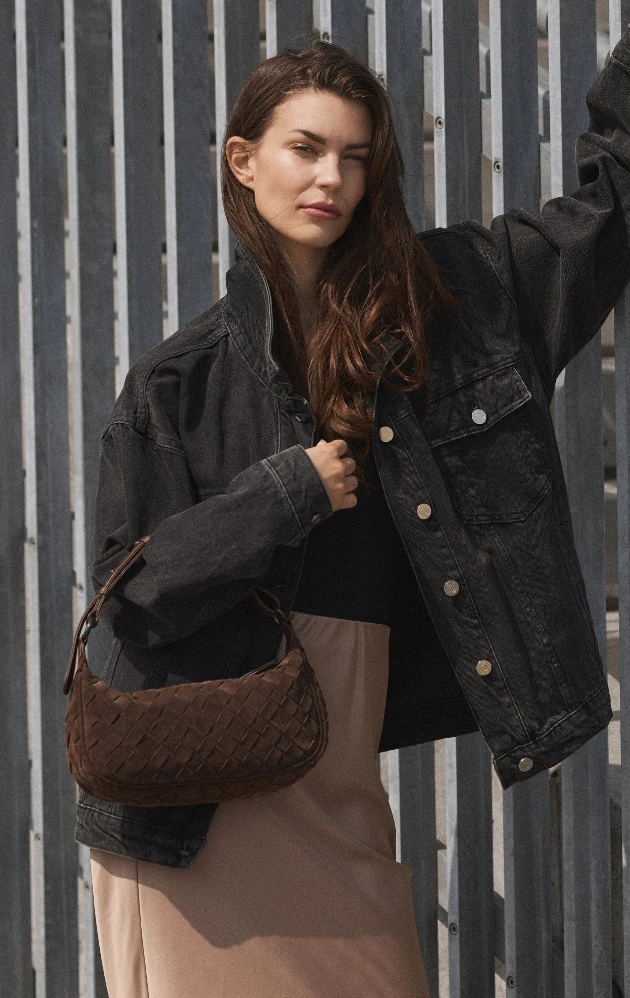 Mini MuseMBG Bag, Suede Weave - Image 2