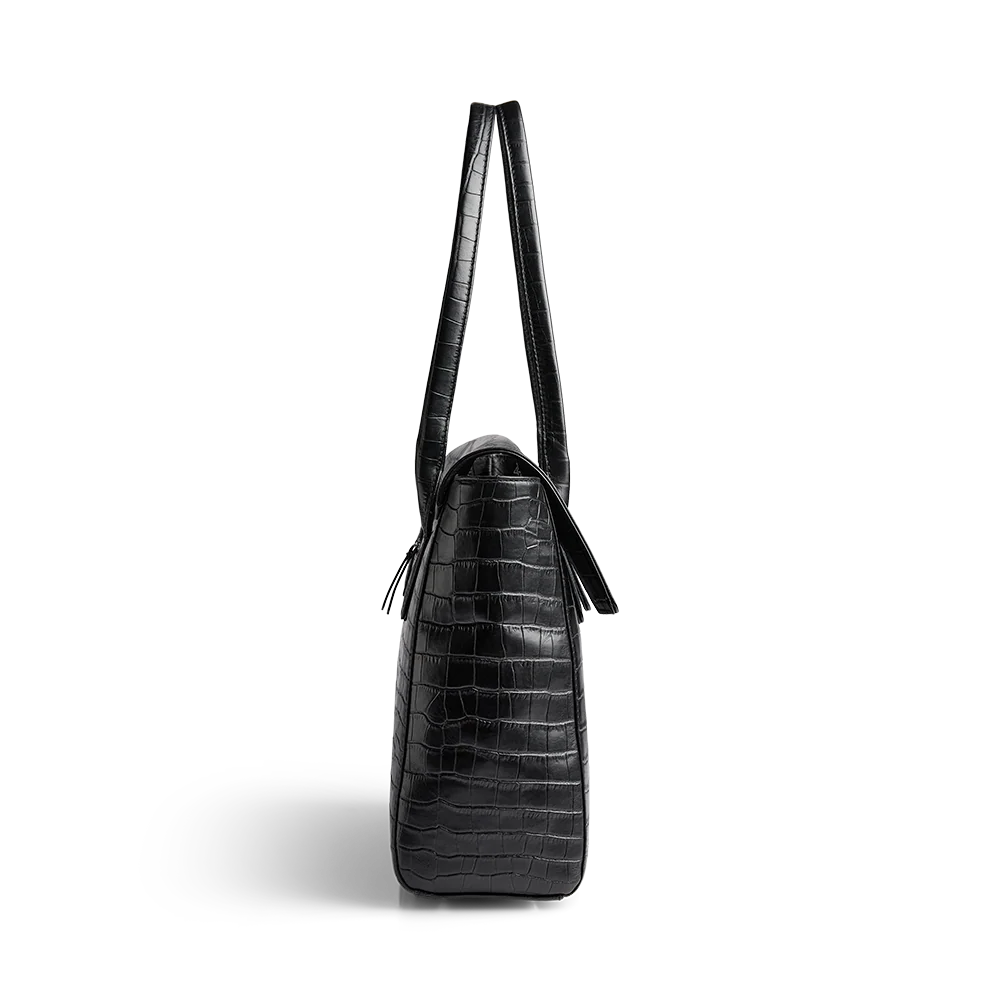 NatalieMBG Work Bag, Matte Croco - Image 5