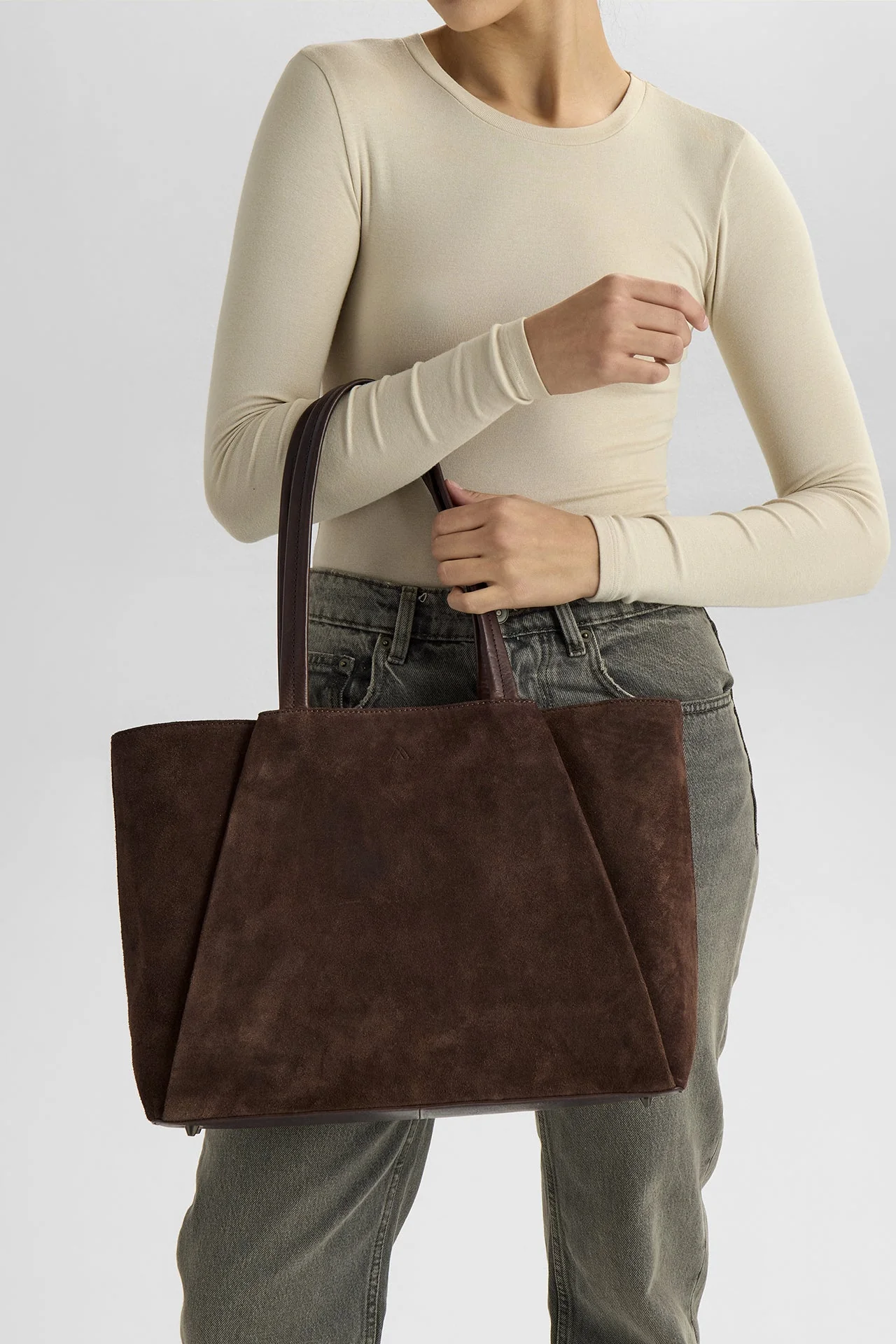 SayaMBG Work Bag, Suede - Image 3
