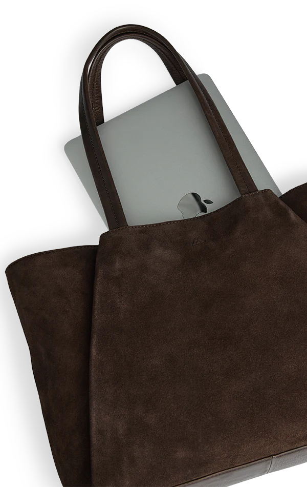 SayaMBG Work Bag, Suede - Image 8